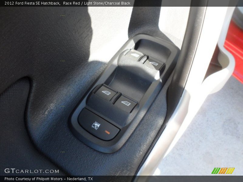 Race Red / Light Stone/Charcoal Black 2012 Ford Fiesta SE Hatchback