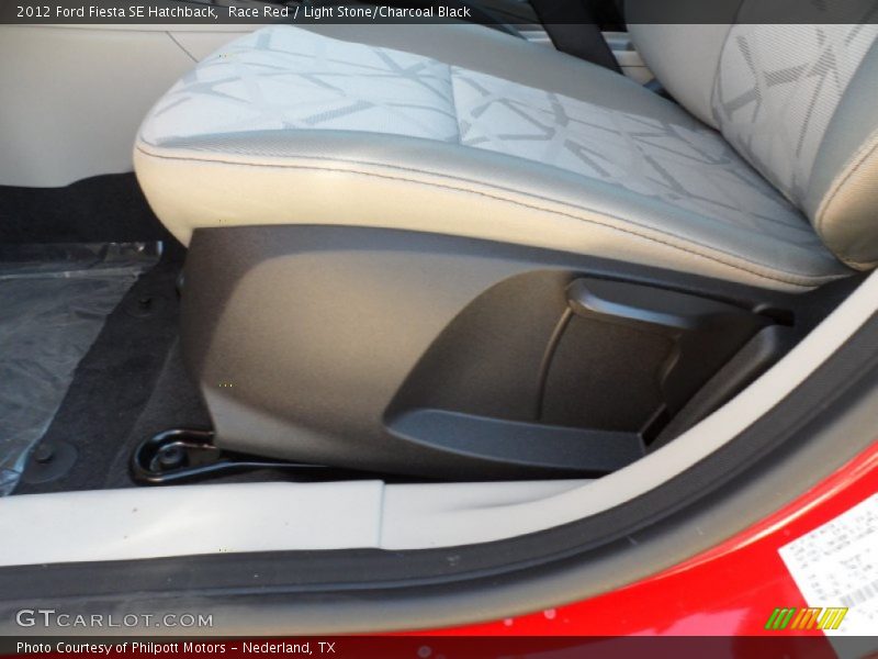 Race Red / Light Stone/Charcoal Black 2012 Ford Fiesta SE Hatchback