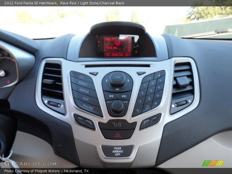 Controls of 2012 Fiesta SE Hatchback