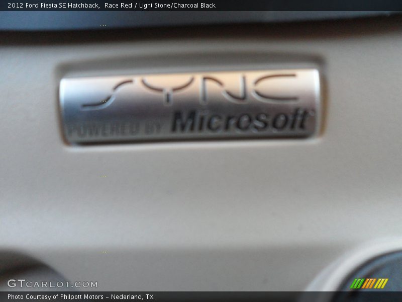Race Red / Light Stone/Charcoal Black 2012 Ford Fiesta SE Hatchback