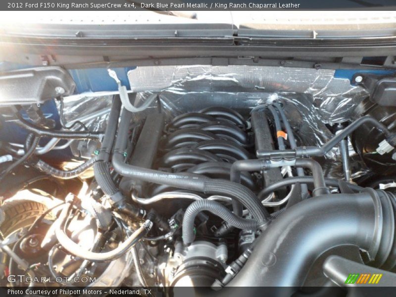  2012 F150 King Ranch SuperCrew 4x4 Engine - 5.0 Liter Flex-Fuel DOHC 32-Valve Ti-VCT V8