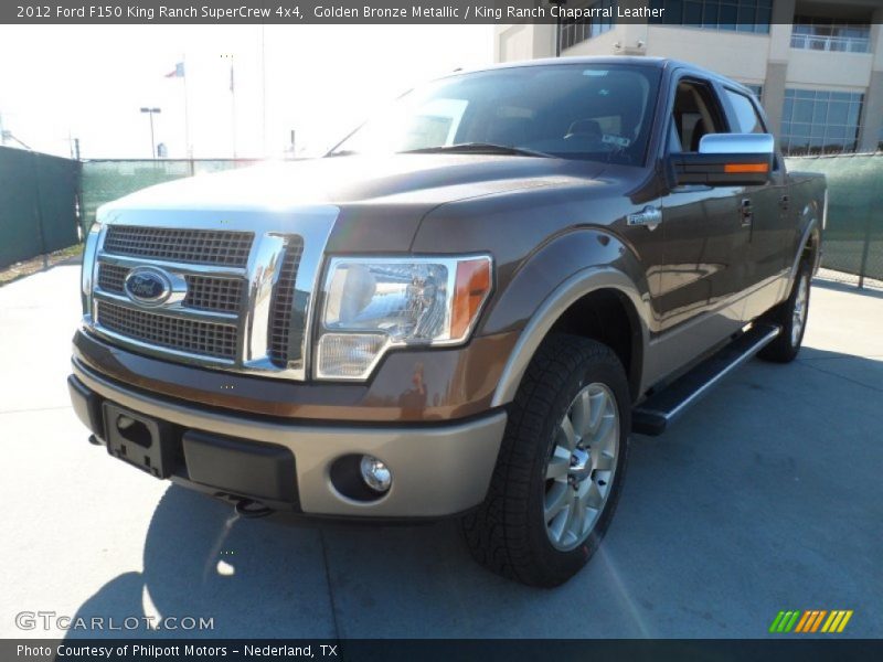 Golden Bronze Metallic / King Ranch Chaparral Leather 2012 Ford F150 King Ranch SuperCrew 4x4