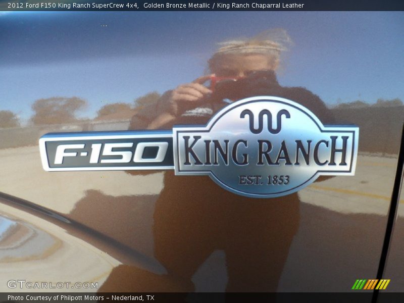 Golden Bronze Metallic / King Ranch Chaparral Leather 2012 Ford F150 King Ranch SuperCrew 4x4