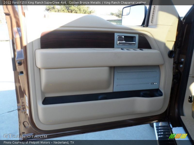 Golden Bronze Metallic / King Ranch Chaparral Leather 2012 Ford F150 King Ranch SuperCrew 4x4