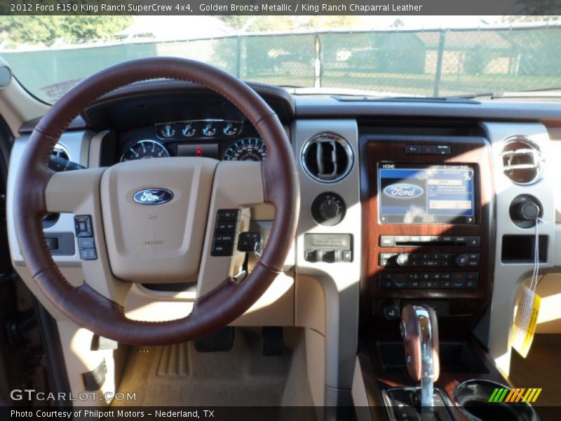 Golden Bronze Metallic / King Ranch Chaparral Leather 2012 Ford F150 King Ranch SuperCrew 4x4