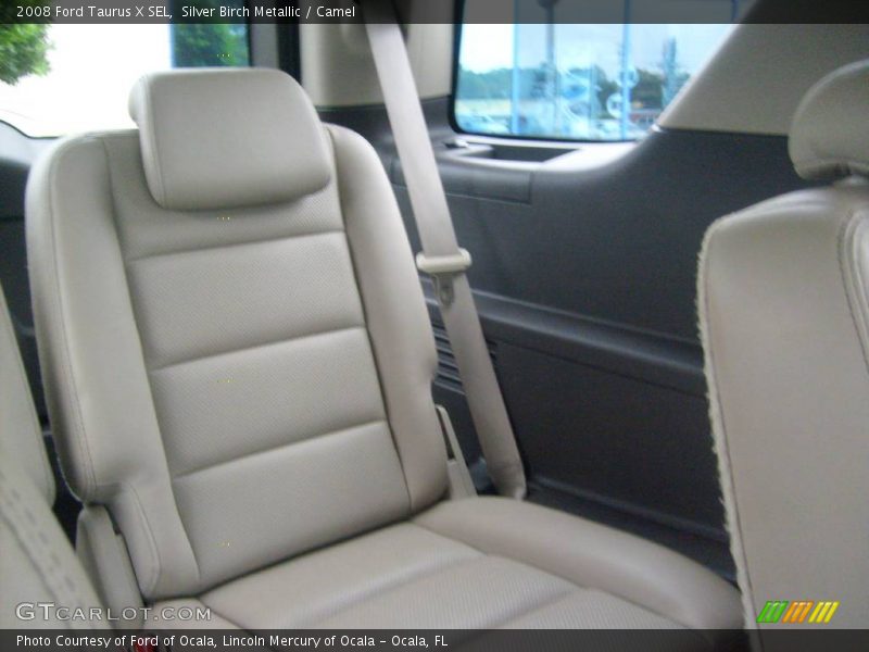 Silver Birch Metallic / Camel 2008 Ford Taurus X SEL