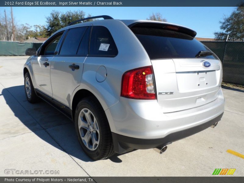 Ingot Silver Metallic / Charcoal Black 2012 Ford Edge SE EcoBoost