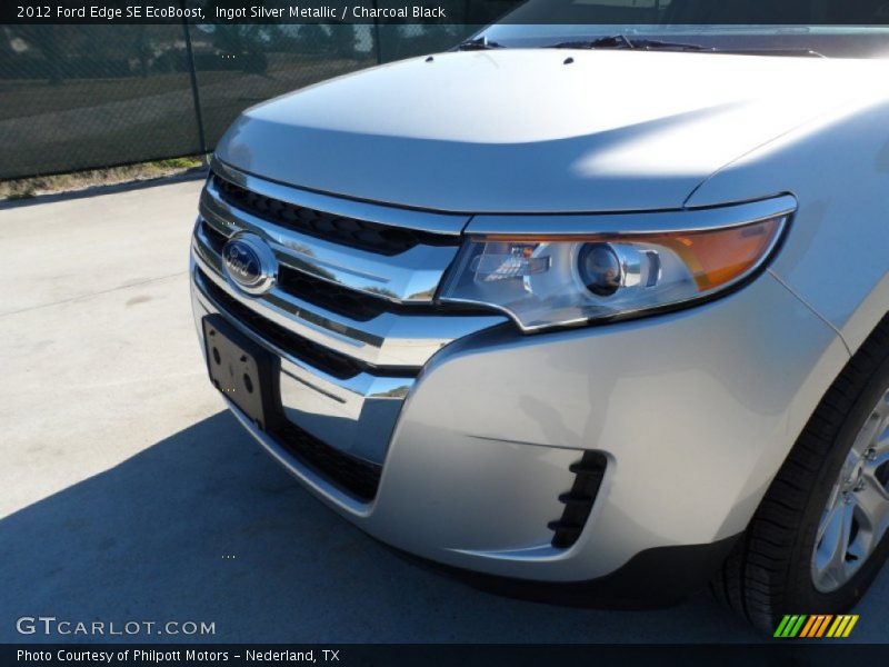 Ingot Silver Metallic / Charcoal Black 2012 Ford Edge SE EcoBoost