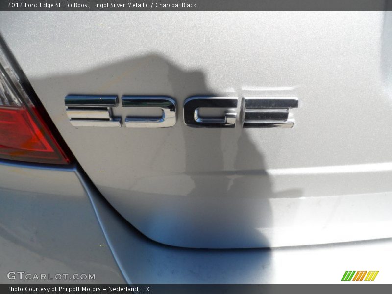 Ingot Silver Metallic / Charcoal Black 2012 Ford Edge SE EcoBoost
