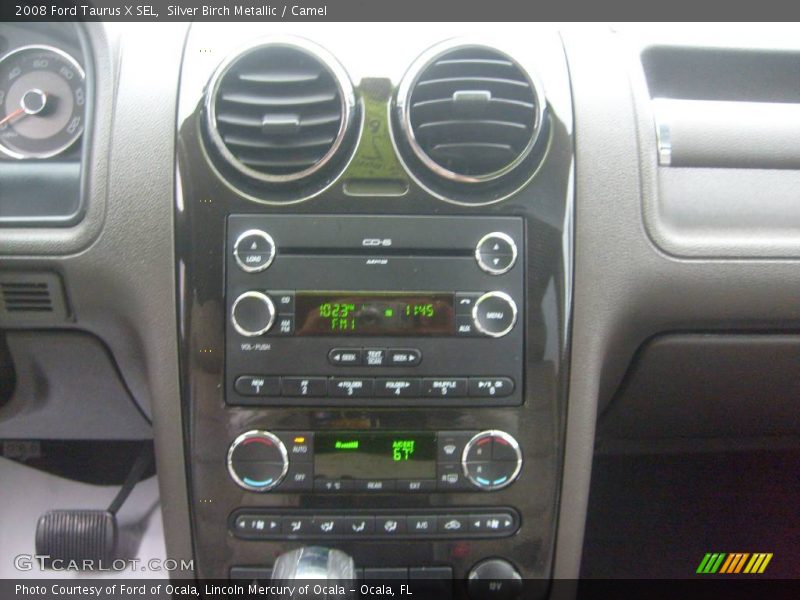Silver Birch Metallic / Camel 2008 Ford Taurus X SEL