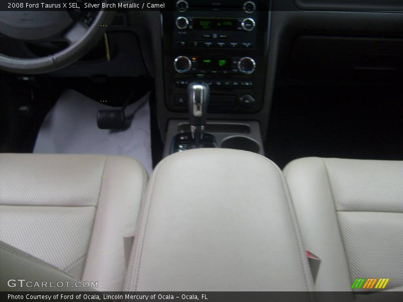Silver Birch Metallic / Camel 2008 Ford Taurus X SEL