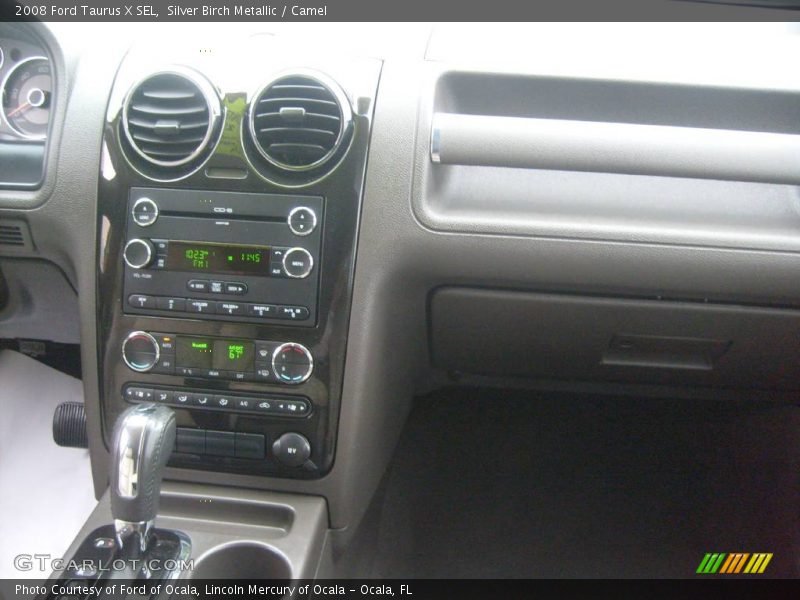 Silver Birch Metallic / Camel 2008 Ford Taurus X SEL