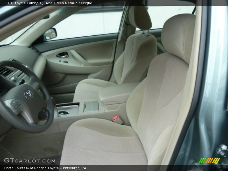 Aloe Green Metallic / Bisque 2010 Toyota Camry LE