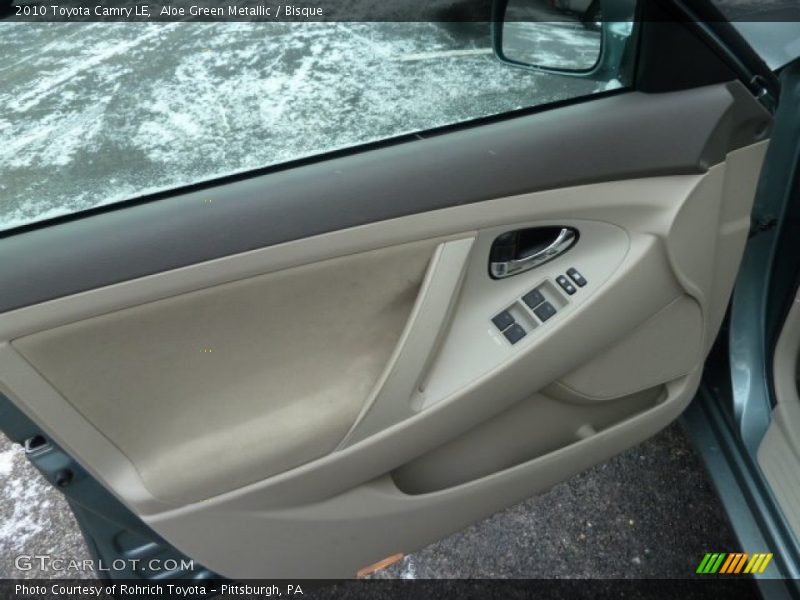 Aloe Green Metallic / Bisque 2010 Toyota Camry LE