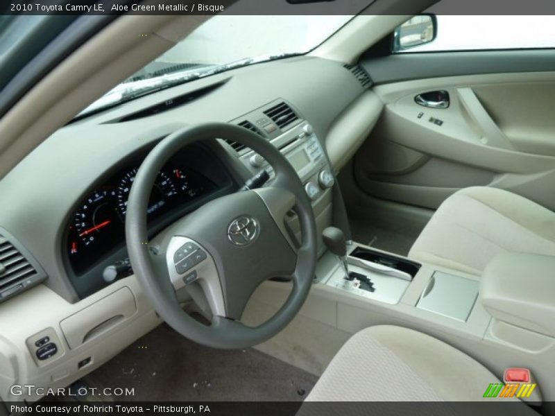 Aloe Green Metallic / Bisque 2010 Toyota Camry LE