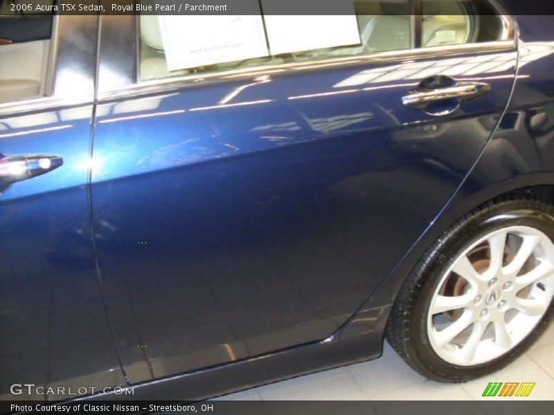 Royal Blue Pearl / Parchment 2006 Acura TSX Sedan