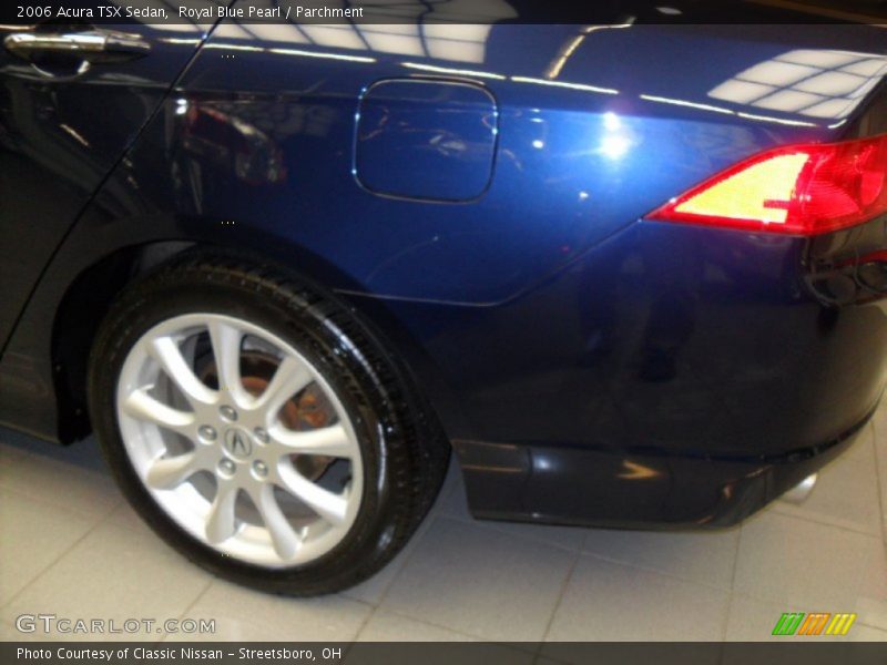 Royal Blue Pearl / Parchment 2006 Acura TSX Sedan