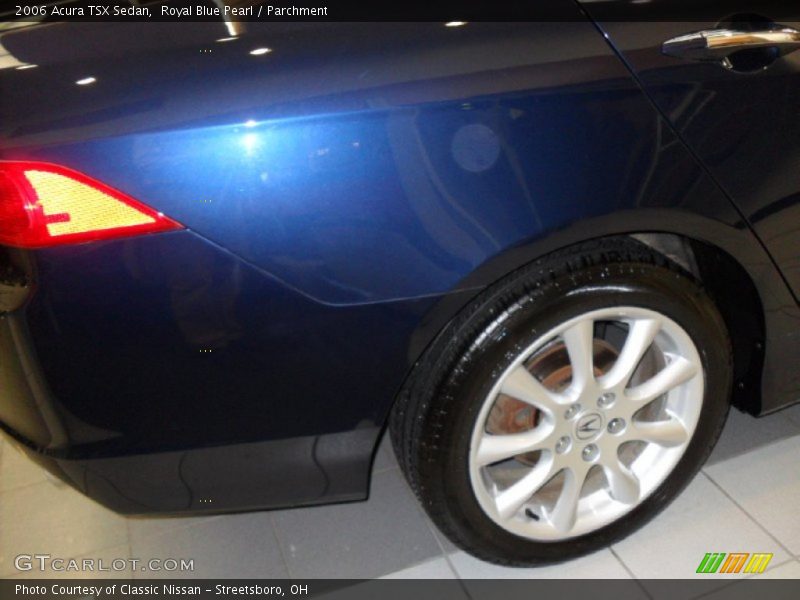 Royal Blue Pearl / Parchment 2006 Acura TSX Sedan