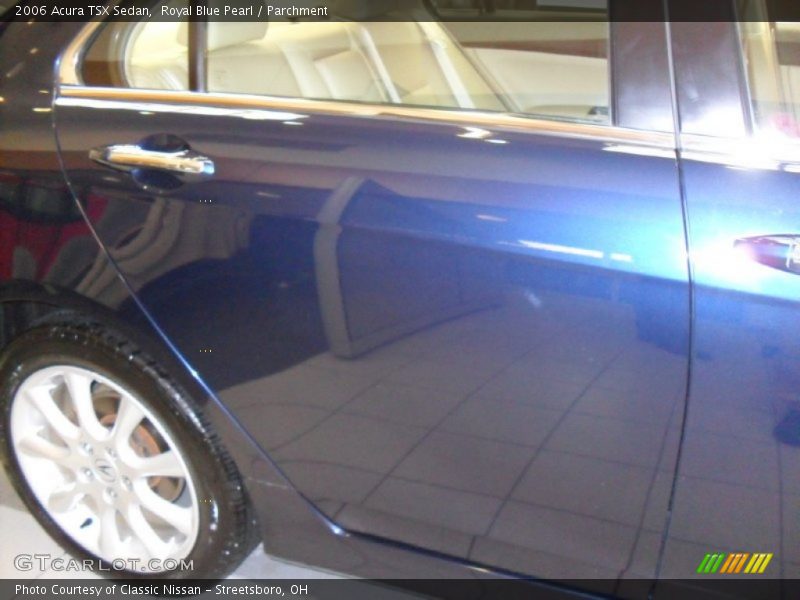 Royal Blue Pearl / Parchment 2006 Acura TSX Sedan