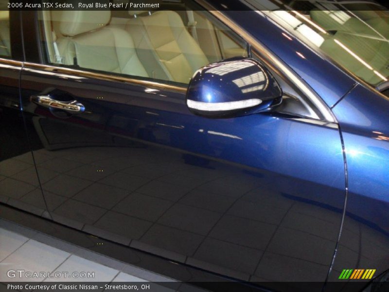 Royal Blue Pearl / Parchment 2006 Acura TSX Sedan