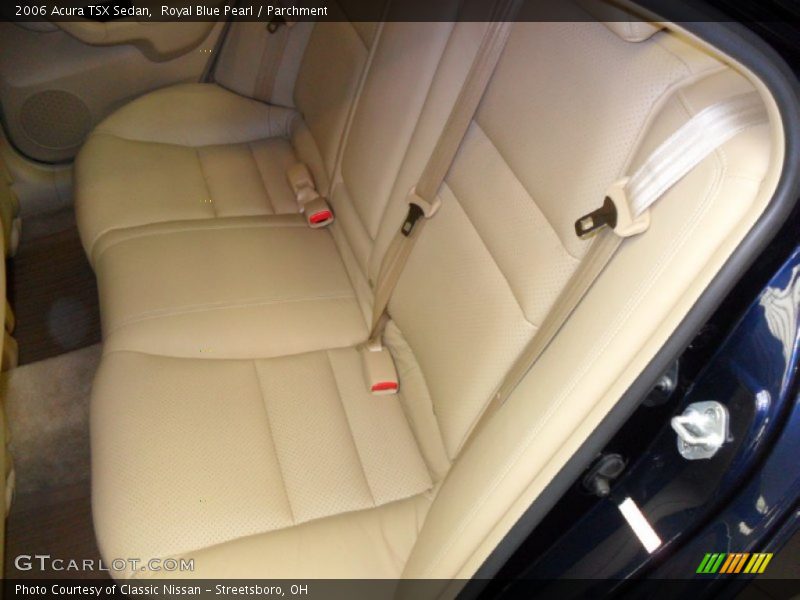 Royal Blue Pearl / Parchment 2006 Acura TSX Sedan