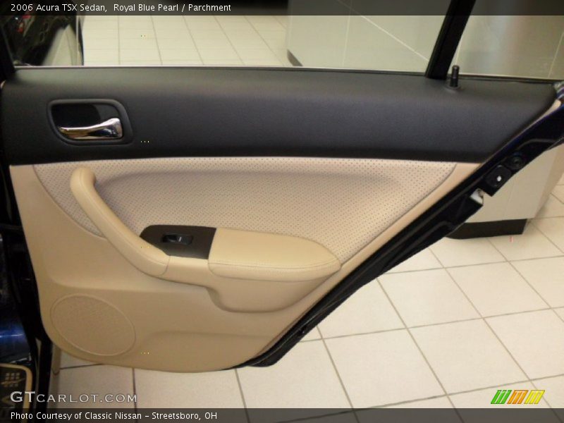 Royal Blue Pearl / Parchment 2006 Acura TSX Sedan