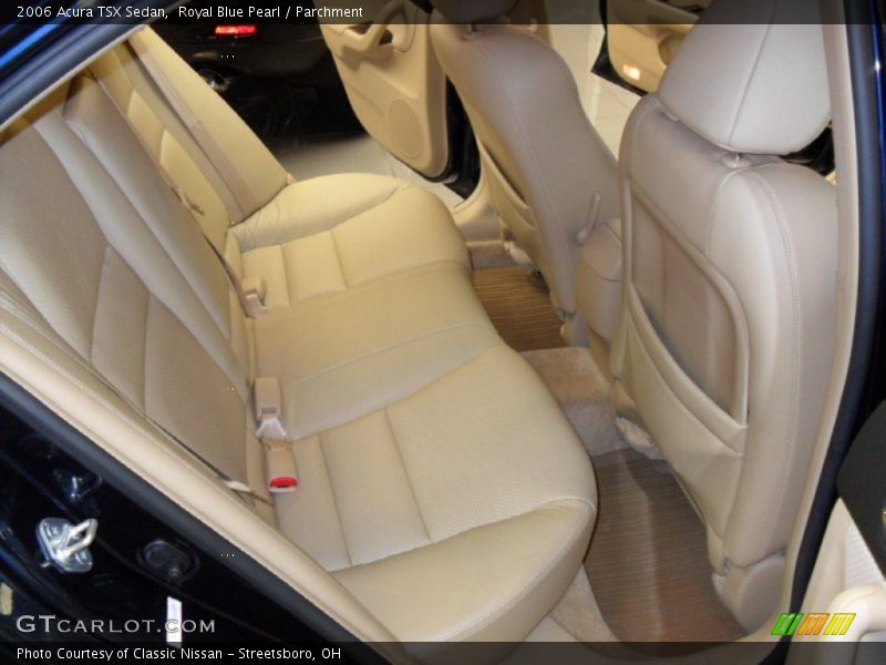 Royal Blue Pearl / Parchment 2006 Acura TSX Sedan
