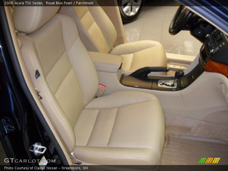 Royal Blue Pearl / Parchment 2006 Acura TSX Sedan