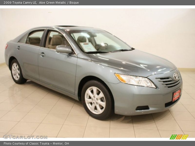 Aloe Green Metallic / Bisque 2009 Toyota Camry LE