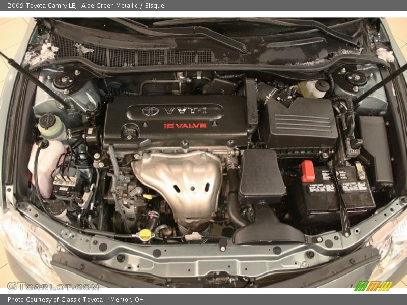 Aloe Green Metallic / Bisque 2009 Toyota Camry LE