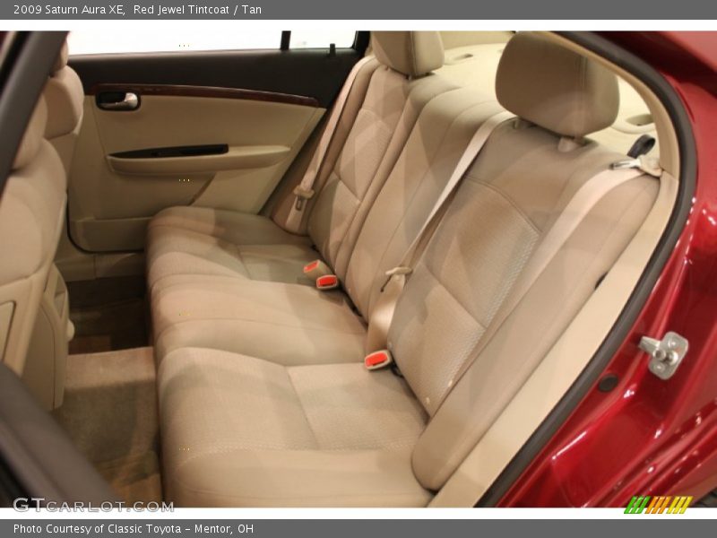 Red Jewel Tintcoat / Tan 2009 Saturn Aura XE