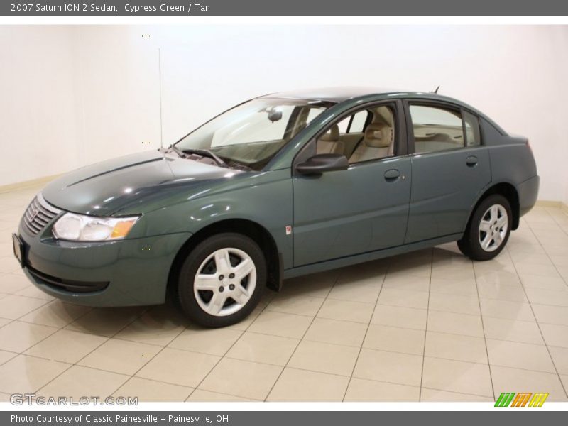 Cypress Green / Tan 2007 Saturn ION 2 Sedan