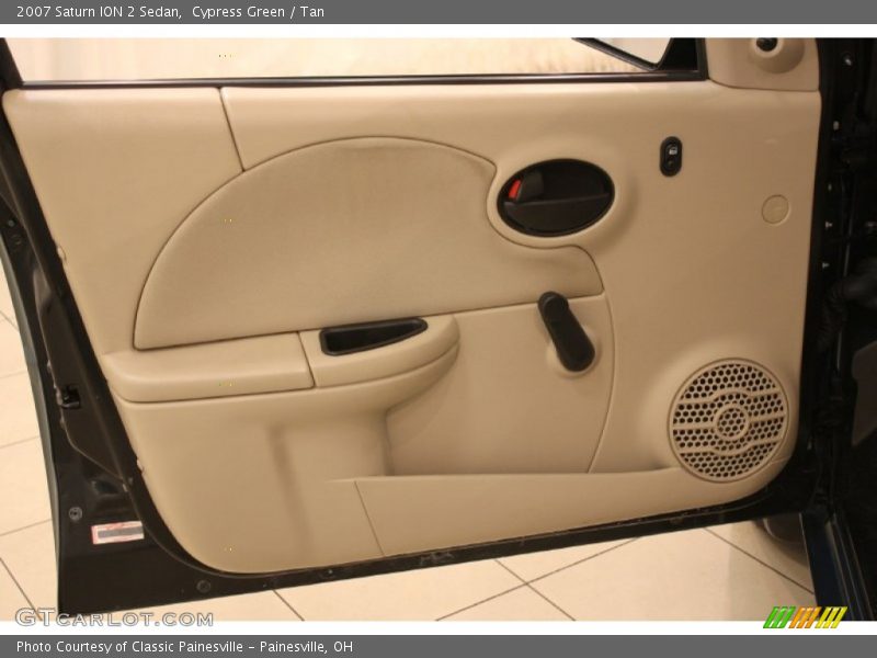 Cypress Green / Tan 2007 Saturn ION 2 Sedan