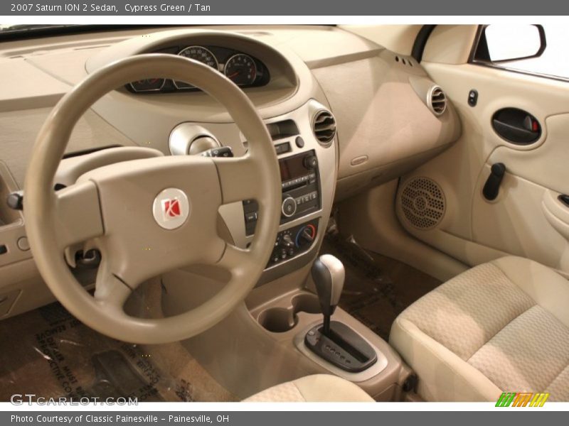 Cypress Green / Tan 2007 Saturn ION 2 Sedan