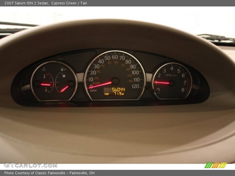 Cypress Green / Tan 2007 Saturn ION 2 Sedan
