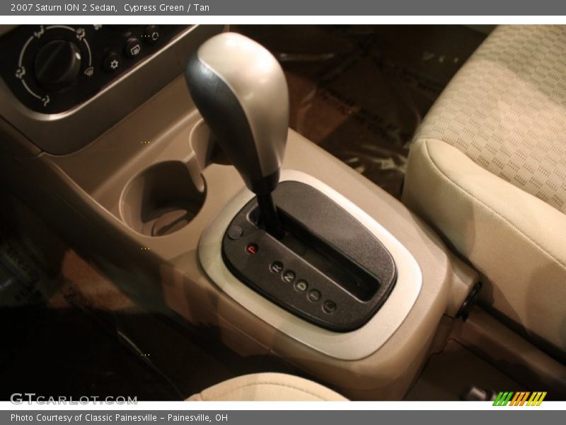 Cypress Green / Tan 2007 Saturn ION 2 Sedan