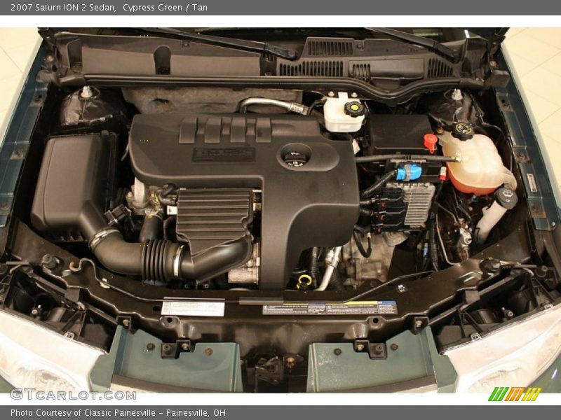 Cypress Green / Tan 2007 Saturn ION 2 Sedan