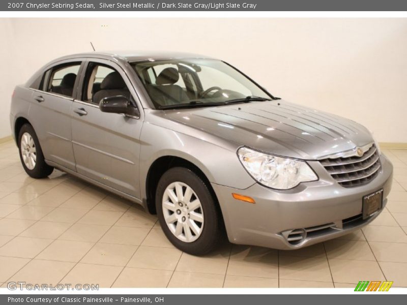 Silver Steel Metallic / Dark Slate Gray/Light Slate Gray 2007 Chrysler Sebring Sedan