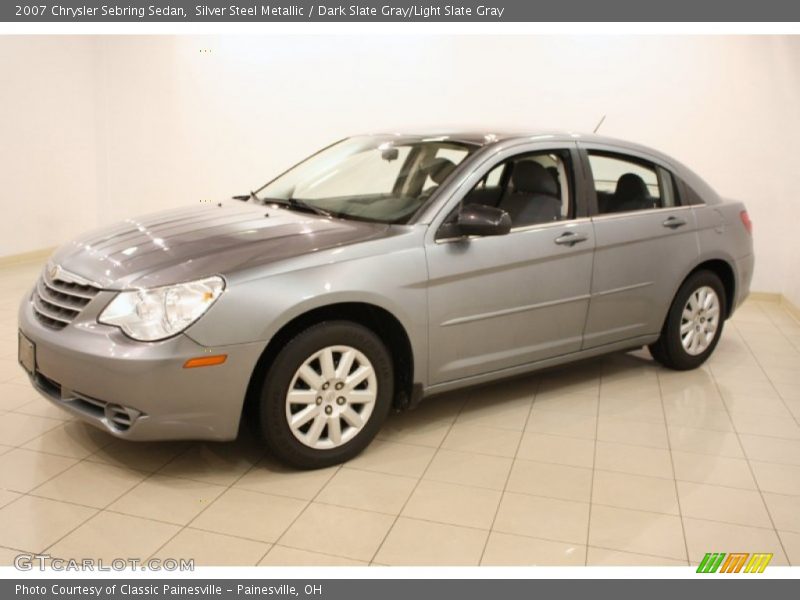 Silver Steel Metallic / Dark Slate Gray/Light Slate Gray 2007 Chrysler Sebring Sedan