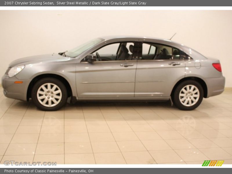 Silver Steel Metallic / Dark Slate Gray/Light Slate Gray 2007 Chrysler Sebring Sedan