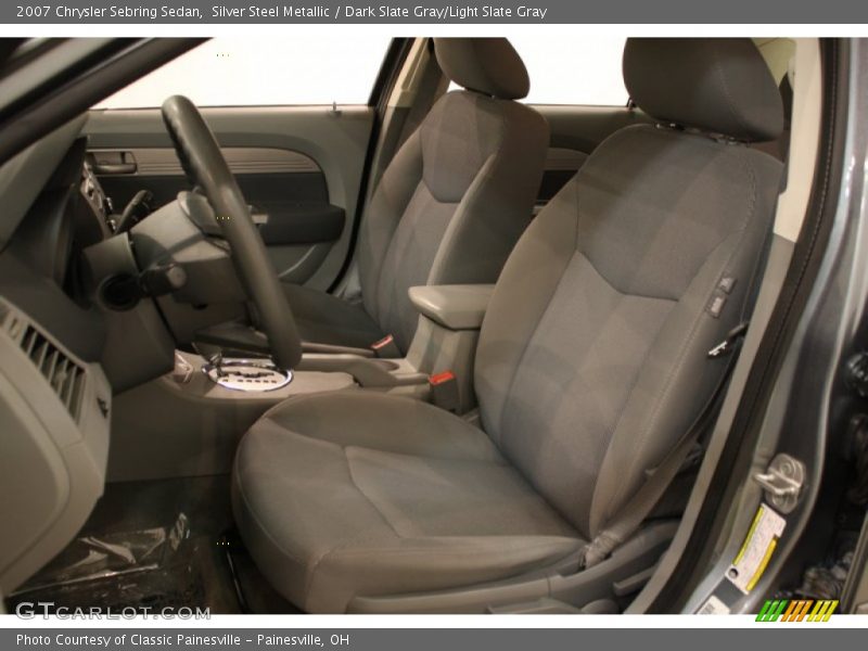 Silver Steel Metallic / Dark Slate Gray/Light Slate Gray 2007 Chrysler Sebring Sedan