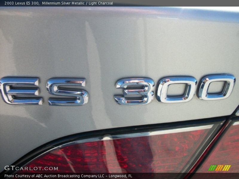 Millennium Silver Metallic / Light Charcoal 2003 Lexus ES 300
