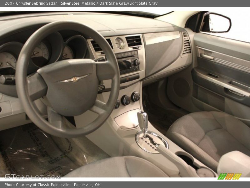 Silver Steel Metallic / Dark Slate Gray/Light Slate Gray 2007 Chrysler Sebring Sedan