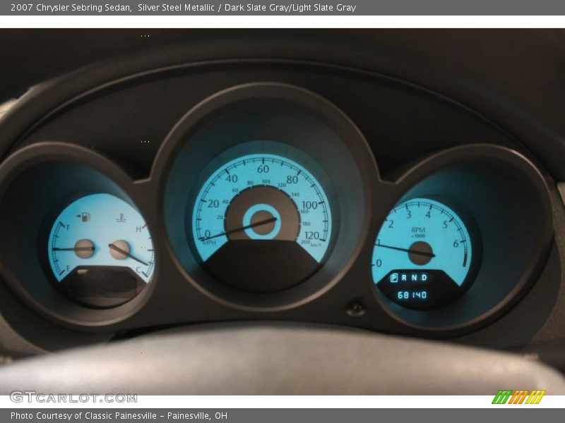 Silver Steel Metallic / Dark Slate Gray/Light Slate Gray 2007 Chrysler Sebring Sedan