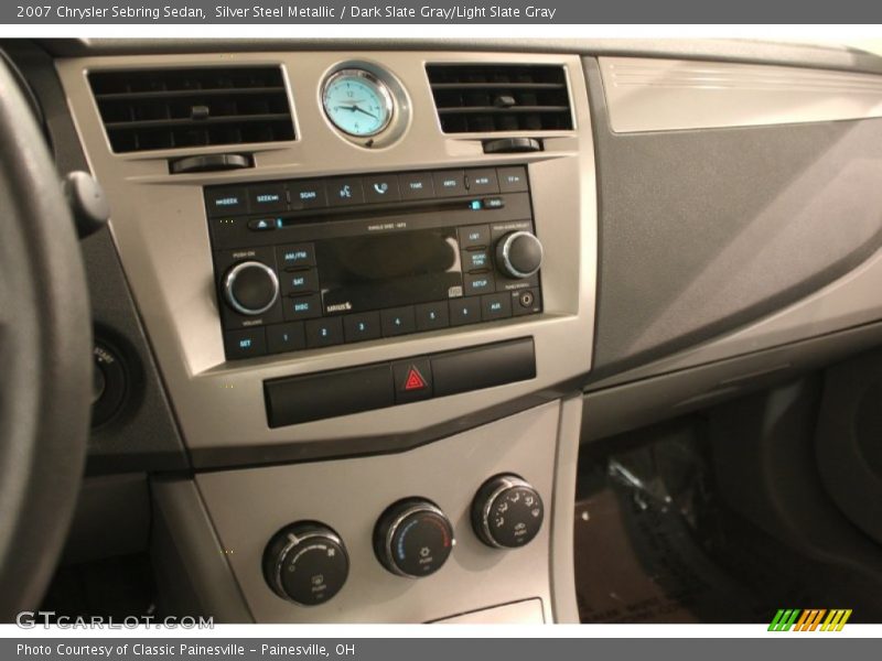 Silver Steel Metallic / Dark Slate Gray/Light Slate Gray 2007 Chrysler Sebring Sedan