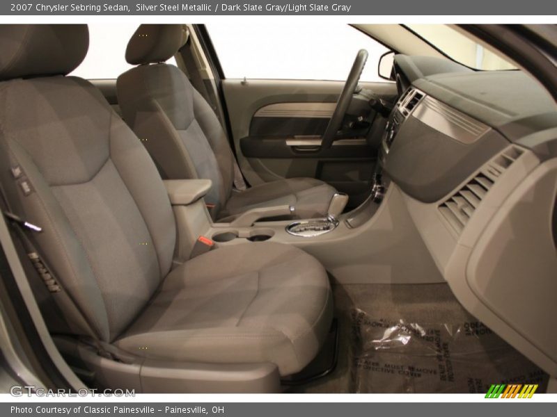 Silver Steel Metallic / Dark Slate Gray/Light Slate Gray 2007 Chrysler Sebring Sedan