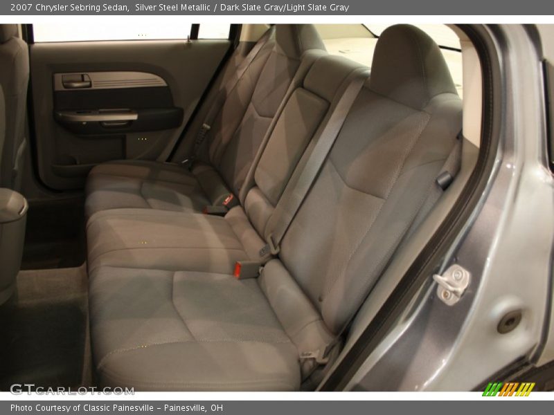Silver Steel Metallic / Dark Slate Gray/Light Slate Gray 2007 Chrysler Sebring Sedan