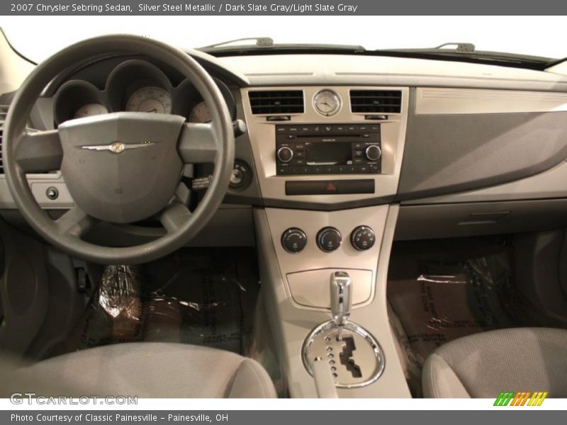 Silver Steel Metallic / Dark Slate Gray/Light Slate Gray 2007 Chrysler Sebring Sedan