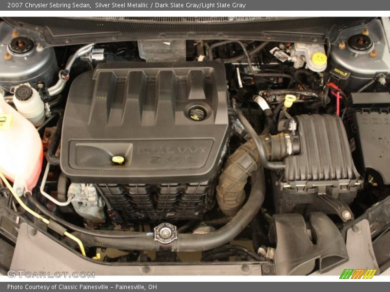 Silver Steel Metallic / Dark Slate Gray/Light Slate Gray 2007 Chrysler Sebring Sedan