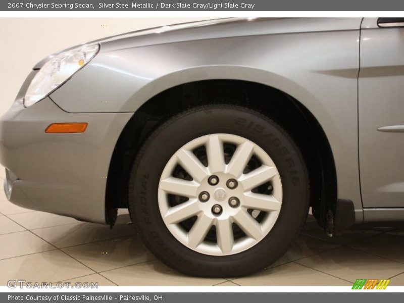 Silver Steel Metallic / Dark Slate Gray/Light Slate Gray 2007 Chrysler Sebring Sedan